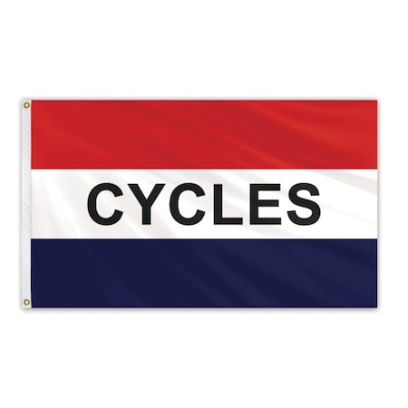 Global Flags Unlimited Cycles Message Flag 3'x5' Standard Flag 204562